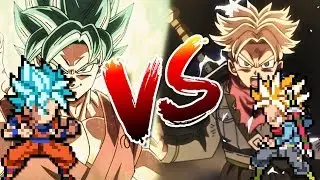Goku VS Mirai Trunks - Spritebattle #1