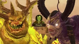Kugath Plaguefather Friendly Diplomacy Lines To N'kari - Total War Warhammer 3