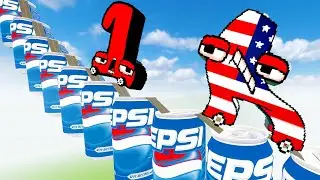 Thrilling Challenge: Number Lore vs Country Alphabet Lore in Ramp Giant Pepsi Test - Teardown
