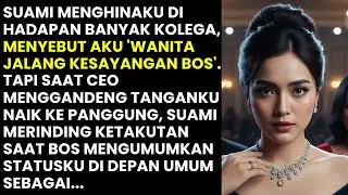 SUAMI TUDUH AKU JADI SIMPANAN BOS, DIA KETAKUTAN SAAT CEO MENARIK TANGANKU KE PANGGUNG...
