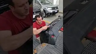 Riparazione estrema 🤯🤯🤯 Ripristino paraurti in plastica 🥵