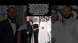 Ryan Coogler & His Wife Just Shut Down the Red Carpet! #ryancoogler #wife #shorts #viralvideo