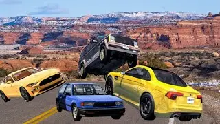 Realistic High Speed Car Crashes in BeamNG Drive | Ultra Real Physics(Busted Beam)
