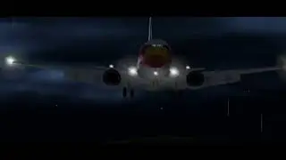 Nok air flight 108-landing animation 