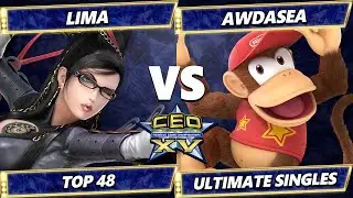 CEO 2025 - Lima (Bayonetta) Vs. AwDaSea (Diddy Kong) Smash Ultimate - SSBU