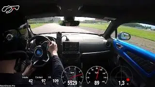 Alpine A110 - gata, slalom, bank&ouml;rning