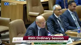 Egypt Review ACHPR 85 &ndash; Closing Remarks by Egyptian Delegation