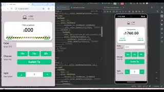 Tip Calculator App Using Flutter | Bill Split & Tip Percent Demo
