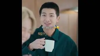 The way RM imitates him😂 (credit to the rightful owner) #kpop #bts #rm #jimin #who #interview #fyp