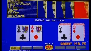 Video Poker: Pick a Pair Double Double Bonus Poker Session