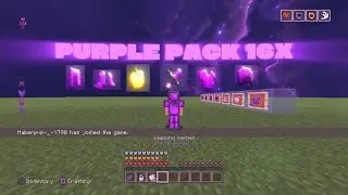 ''Smooth Purple 16x Minecraft Texture Pack for PS3 Console'