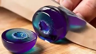 AI Fruit Glass Cutting Satisfying Video | Relaxing Visuals