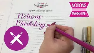 Learning Calligraphy with Marvy Uchida Products!