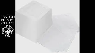 24Pcs Cocktail Napkins White Linen Hemstitch Cocktail Napkins Square Solid for Wedding Dining  Parti