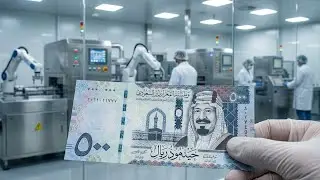 Inside the Saudi Riyal Production Process | Currency Manufacturing