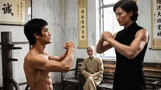 Bruce Lee Challenged By Ip Man's Daughter Ip Man Said Defeat Her Become Best Student 1970 Hong Kong