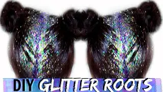 DIY: GLITTER ROOTS HAIR TUTORIAL | DAY 4 #SHAEMAS