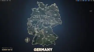 UE Germany Map HD Use: Materials 01 - National