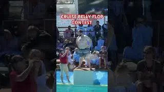 GOLD MEDAL BELLY FLOP WINNER - Royal Caribbean Cruise #bellyflop #royalcaribbean l