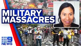 Massacres reported as violence in Myanmar intensifies | 9 News Australia