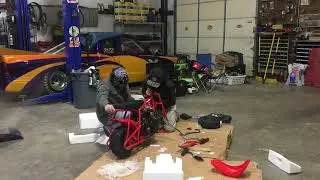 Unedited gmb 100 FRP mini bike new content coming soon @frp.officials #gmb100 #automobile #blowup 