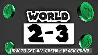 SUPER MARIO RUN WORLD 2-3 OBTAINING BLACK / GREEN COINS SINGLE RUN HOW TO GUIDE (COMMENTARY)