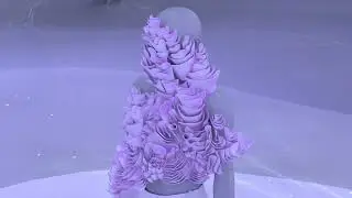 Look3 Underwater Elegance &ndash;Plate Coral  : Color Bleached_coral bleaching fashion 3D