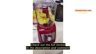 Review Moss & Stone 3 Cup Mini Food Processor, Strong Vegetable Chopper for Dicing, Chopping, Mincin