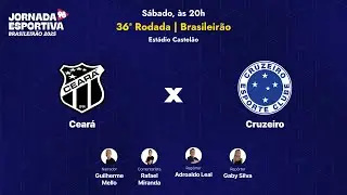 CEAR&Aacute; X CRUZEIRO | 36&ordf; RODADA DO BRASILEIR&Atilde;O | AO VIVO - 29/11/2025