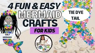 4 Mermaid Crafts for Kids| Household Items| Age 2 & Up| 2022| Activity Author
