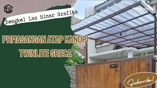 Pasang Atap Kanopi Twinlite Greca | Bikin Rumah Jadi Terang