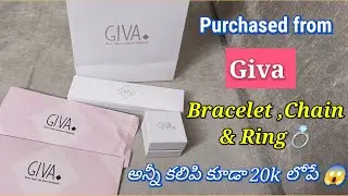Daily wear Bracelet, Chain & Ring bought from Giva for the first time #giva#goldjewellery