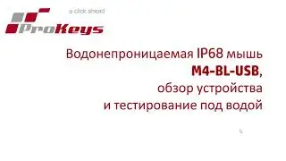 Защищенная мышь M4-BL-USB с защитой IP68