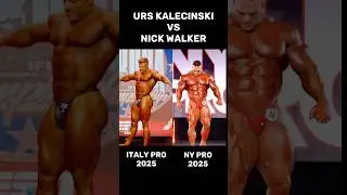 Nick walker vs urs kalecinski 💪 #shorts #ytshorts #nickwalker #urskalecinski #comparison #mass