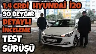Hyunda İ20 Test Sürüşü 2017 1.4 CRDi 90 hp Elite | Oto Bilgi