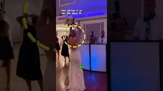 The flower-holding activity at the wedding brought unexpected results.#funny #shorts