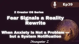 Dialogues with Z EP39｜Z Creator OS Series   Fear Signals a Reality Rewrite   When Anxiety Is Not a P