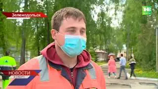 ТНВ: пожар в больнице Зеленодольска