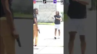 HBYERM - SH00TING THUGS in DETROIT'S MOST DANGEROUS HOODS!! 😭🤯           #crazy #dangerous  #shorts
