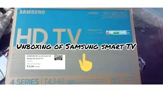 #shorts unboxing of Samsung 80 cm(32inch)smart TV