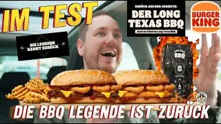 Burger King: Long Texas BBQ Comeback 2024 (Beef, Chicken, Plant-based) + Gitterkartoffeln im Test