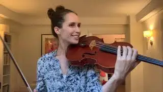 TUTORIAL: Campagnoli #20 for viola. Position work and bowings.