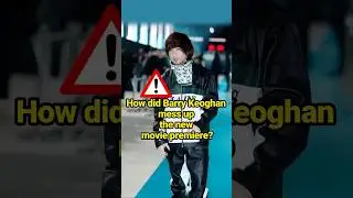 How did Barry Keoghan mess up the new movie premiere?#celebrity #barrykeoghan #chrishemsworth