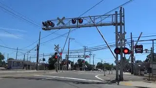 LIRR Stewart Ave Railroad Crossing Compilation 2022-2025 - Bethpage NY Ringing WCH Mechanical Bells