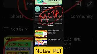 Graduation ke Notes kaha se download kare #bbmku #vbu #notes @EXTRANOTICE