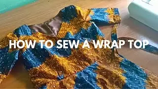 Sewing Class 54 | How to sew a wrap top INTERMEDIATE Sewing class 