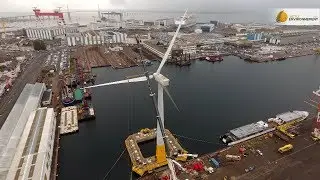 La France a enfin sa 1ère éolienne en mer