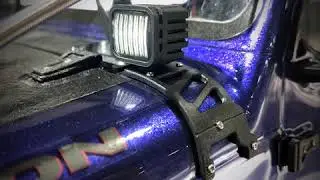 ▶Club 5◀燈光效果展示 SCX10-III 引擎蓋射燈 Pillar Light  for SCX10 III Jeep JLU Wrangler