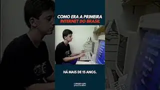 Consumidores usam a primeira internet do Brasil