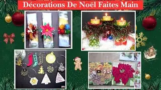 🎅 Idée Déco de Noël : Bougeoirs - Dessous de verres - Porte Serviettes et Marque Verres 🎅